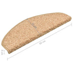 Trappetrinnstepper 15 Stk Gull 65X21X4 Cm