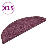 Trappetrinnstepper 15 Stk Mørkelilla 56X17X3 Cm