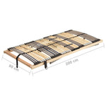 Elektrisk Lamellbunn Med 42 Lameller 7 Soner 90X200 Cm