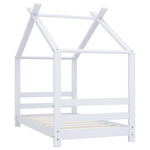 Sengeramme For Barn Heltre Furu Hvit 70X140 Cm