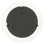 Sidebord 2 Etasjer Gjennomsiktig Og Svart 38 Cm Herdet Glass