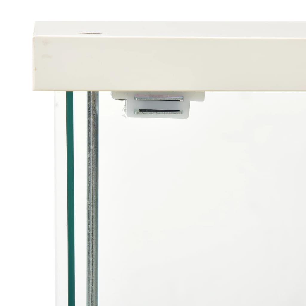 Oppbevaringsskap Herdet Glass Hvit