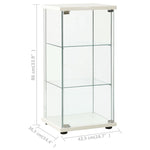 Oppbevaringsskap Herdet Glass Hvit