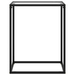 Konsollbord Gjennomsiktig 60X35X75 Cm Herdet Glass
