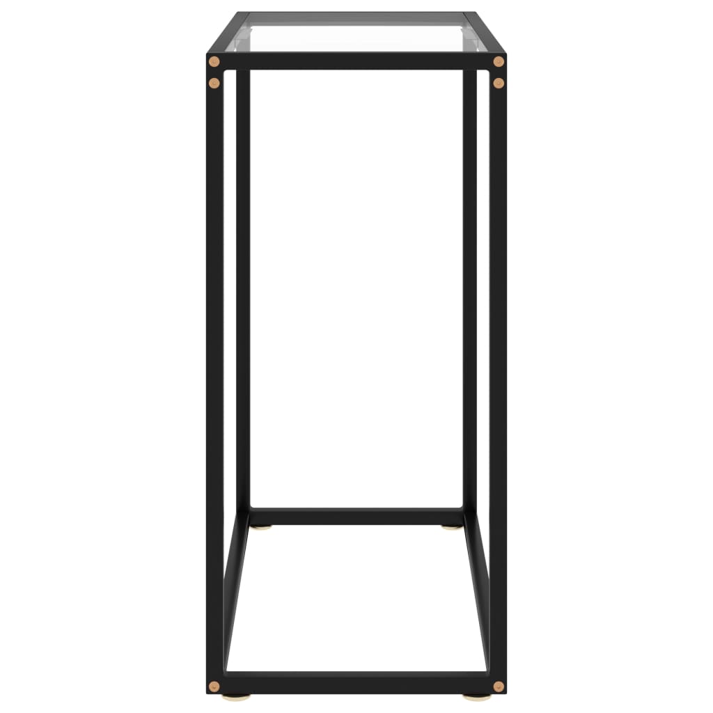Konsollbord Gjennomsiktig 60X35X75 Cm Herdet Glass