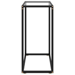 Konsollbord Gjennomsiktig 60X35X75 Cm Herdet Glass