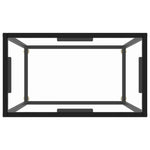 Konsollbord Gjennomsiktig 60X35X75 Cm Herdet Glass