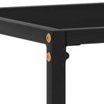 Konsollbord Svart 80X35X75 Cm Herdet Glass