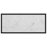 Konsollbord Hvit 80X35X75 Cm Herdet Glass