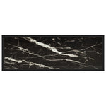 Konsollbord Svart 100X35X75 Cm Herdet Glass
