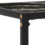 Konsollbord Svart 100X35X75 Cm Herdet Glass
