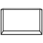 Konsollbord Gjennomsiktig 120X35X75 Cm Herdet Glass