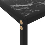 Konsollbord Svart 80X35X75 Cm Herdet Glass