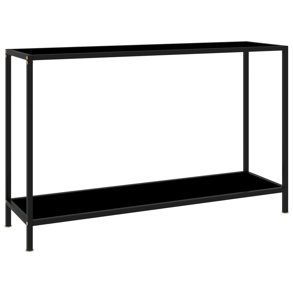 Konsollbord Svart 120X35X75 Cm Herdet Glass