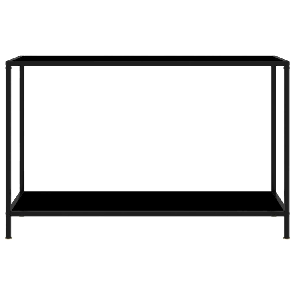 Konsollbord Svart 120X35X75 Cm Herdet Glass