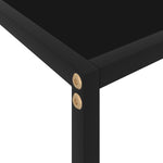 Konsollbord Svart 120X35X75 Cm Herdet Glass