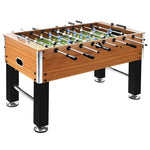 Fotballbord Stål 60 Kg 140X74,5X87,5 Cm Lysebrun Og Svart