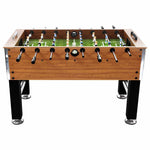 Fotballbord Stål 60 Kg 140X74,5X87,5 Cm Lysebrun Og Svart
