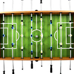 Fotballbord Stål 60 Kg 140X74,5X87,5 Cm Lysebrun Og Svart