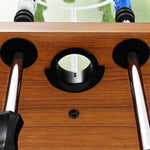 Fotballbord Stål 60 Kg 140X74,5X87,5 Cm Lysebrun Og Svart