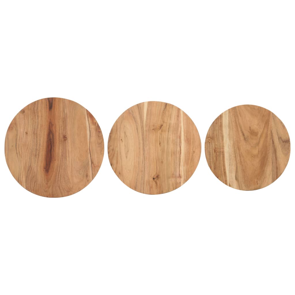 Sidebord 3 Stk Heltre Akasie