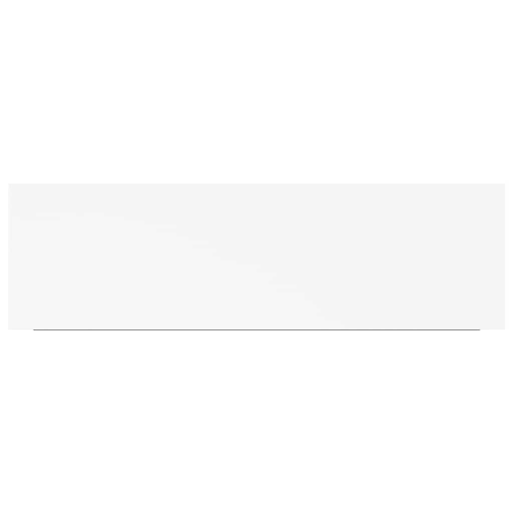 Flytende Vegghylle Hvit 80X23,5X3,8 Cm Mdf