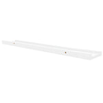 Flytende Vegghyller 2 Stk Hvit 80X9X3 Cm Mdf