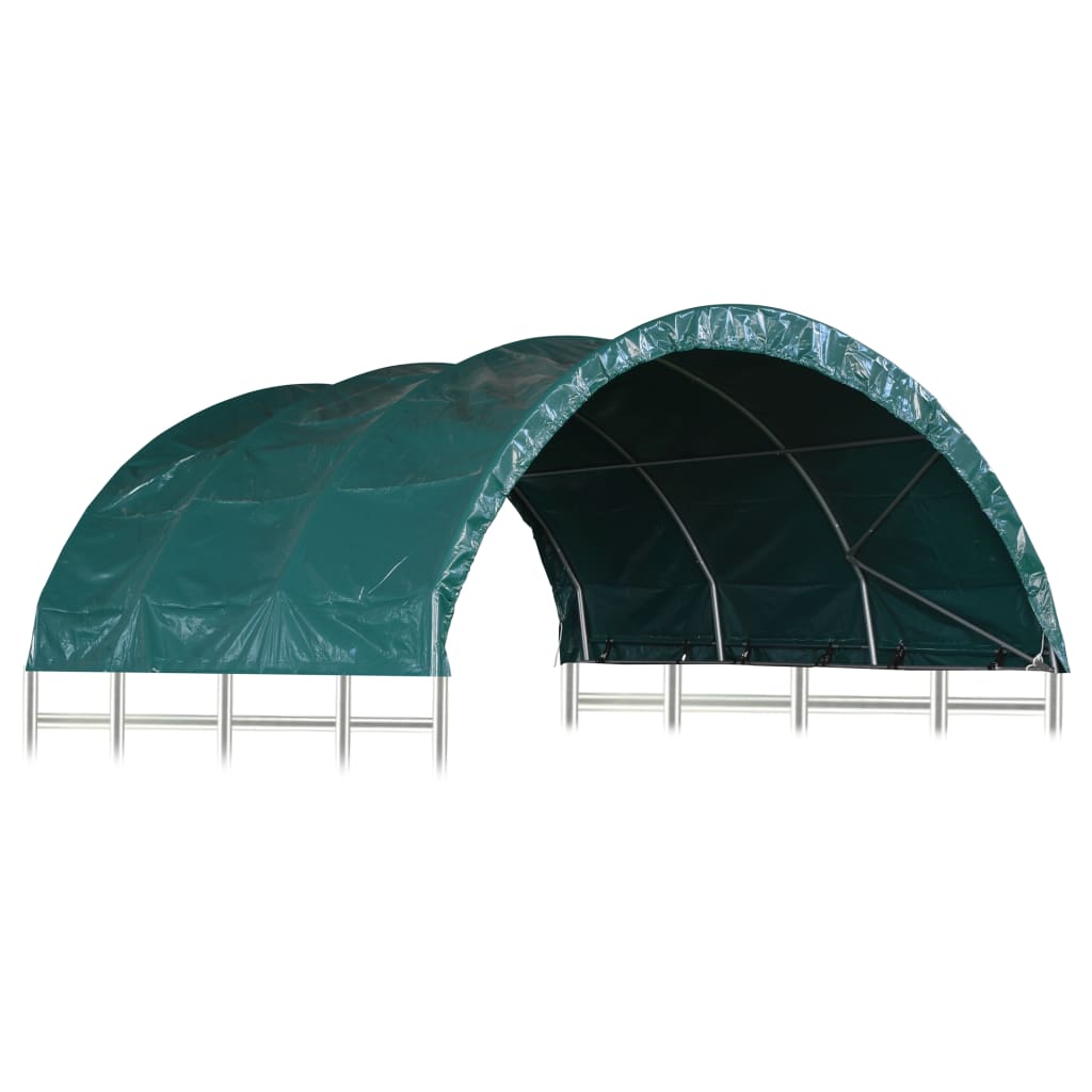 Kvegtelt Pvc 3,7X3,7 M Grønn