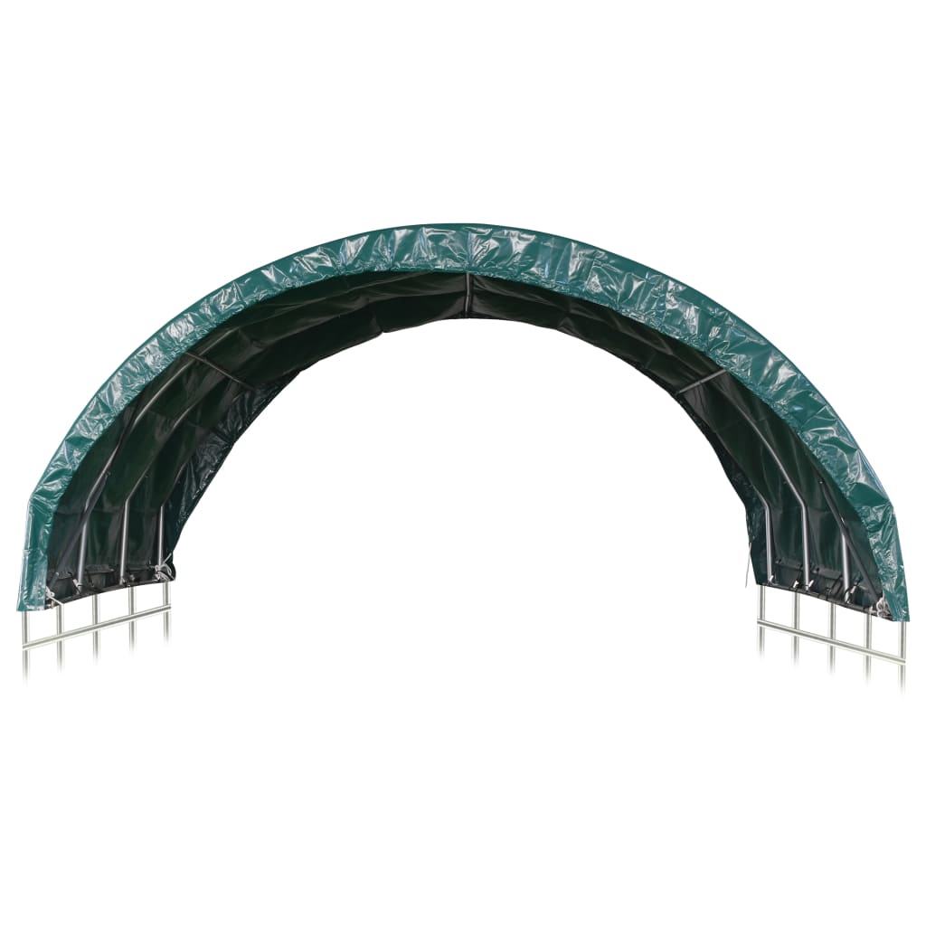 Kvegtelt Pvc 3,7X3,7 M Grønn