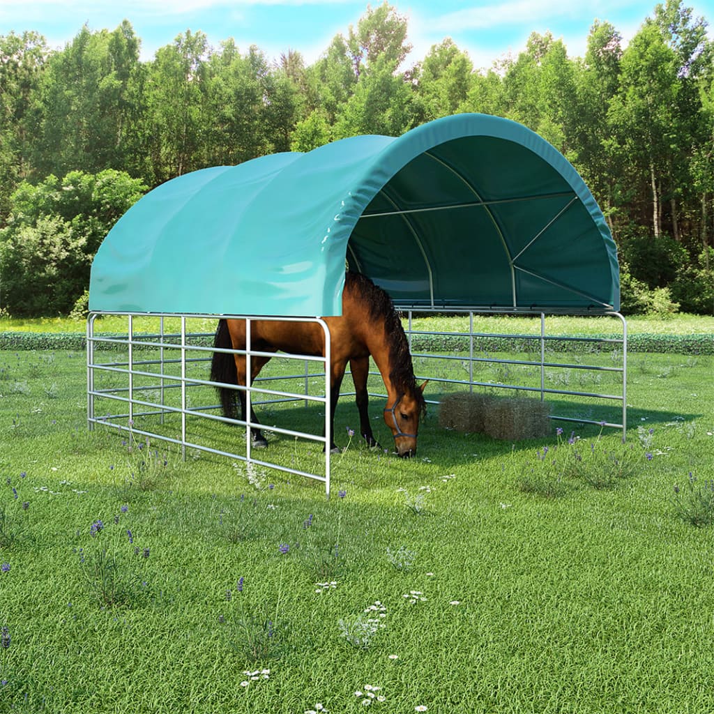 Kvegtelt Pvc 3,7X3,7 M Grønn