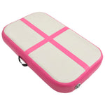 Oppblåsbar Gymnastikkmatte Med Pumpe 60X100X10 Cm Pvc Rosa