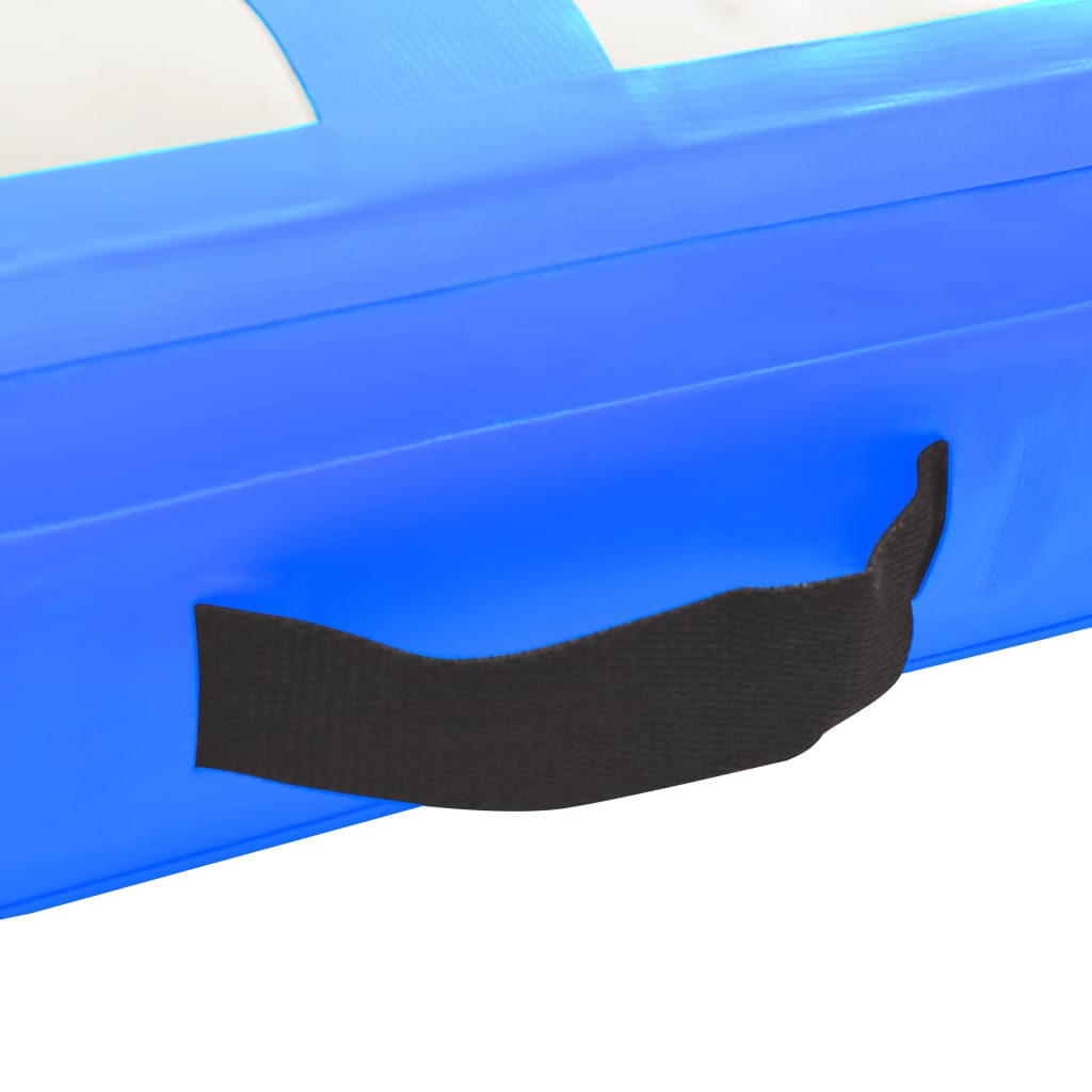 Oppblåsbar Gymnastikkmatte Med Pumpe 60X100X10 Cm Pvc Blå