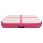 Oppblåsbar Gymnastikkmatte Med Pumpe 60X100X15 Cm Pvc Rosa