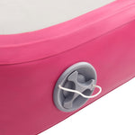 Oppblåsbar Gymnastikkmatte Med Pumpe 60X100X15 Cm Pvc Rosa