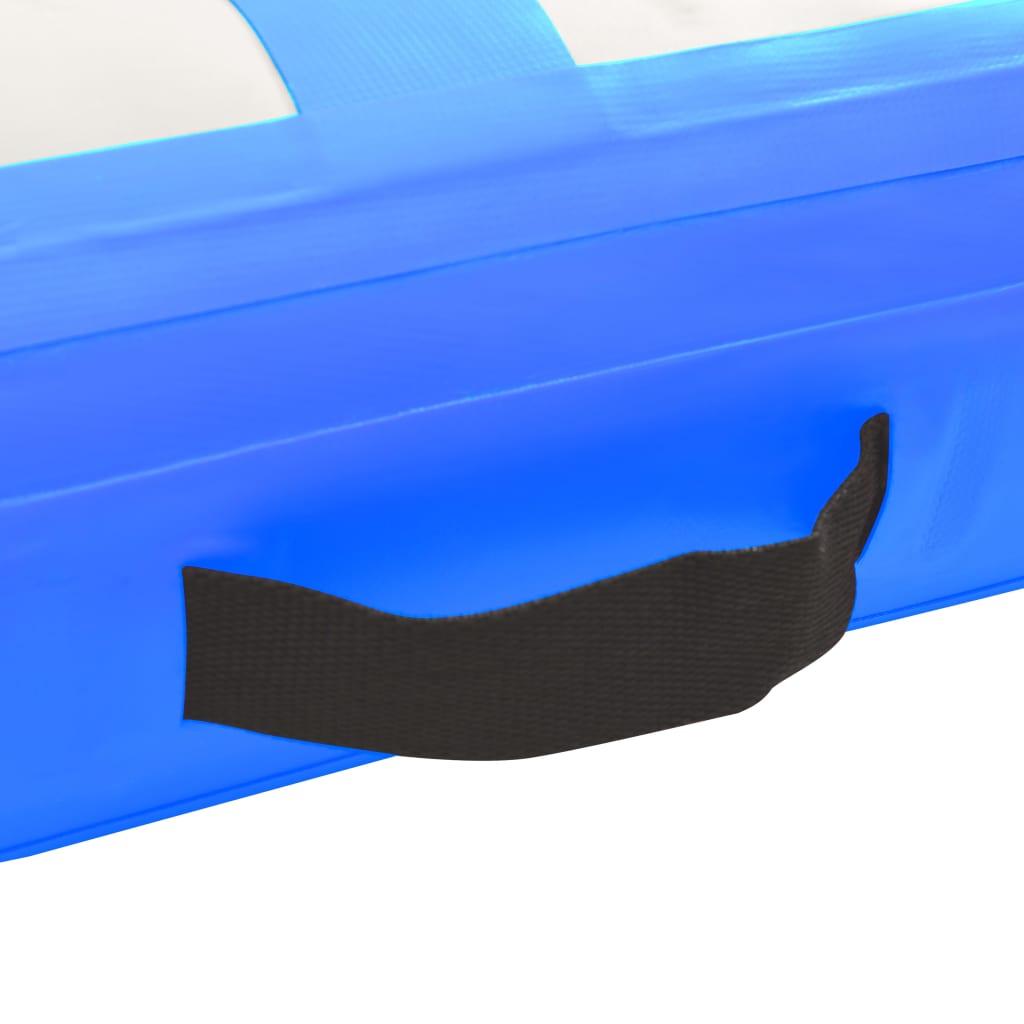 Oppblåsbar Gymnastikkmatte Med Pumpe 60X100X15 Cm Pvc Blå