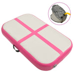 Oppblåsbar Gymnastikkmatte Med Pumpe 60X100X20 Cm Pvc Rosa