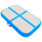 Oppblåsbar Gymnastikkmatte Med Pumpe 60X100X20 Cm Pvc Blå