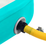 Oppblåsbar Gymnastikkmatte Med Pumpe 600X100X15 Cm Pvc Grønn