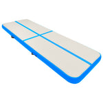 Oppblåsbar Gymnastikkmatte Med Pumpe 300X100X20 Cm Pvc Blå