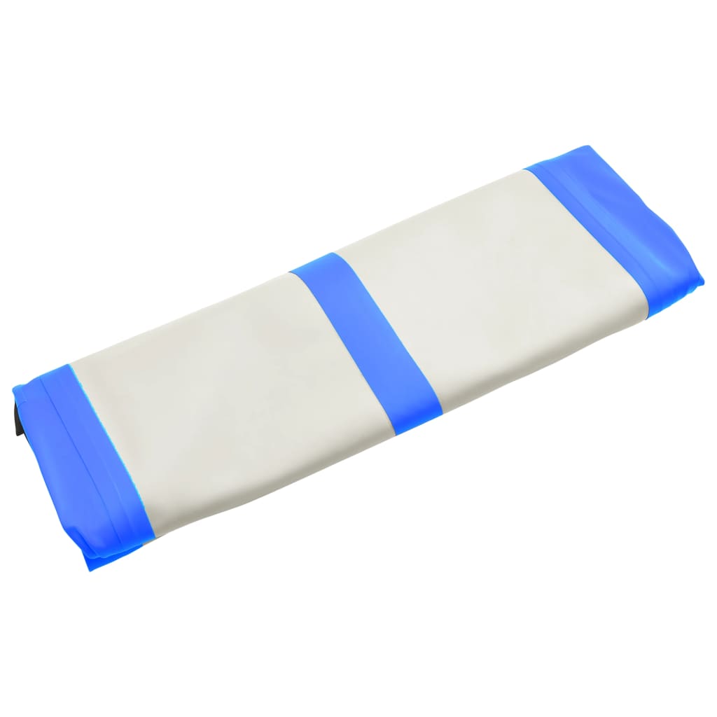 Oppblåsbar Gymnastikkmatte Med Pumpe 300X100X20 Cm Pvc Blå