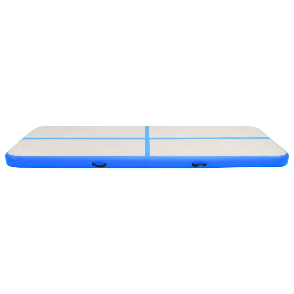 Oppblåsbar Gymnastikkmatte Med Pumpe 300X100X20 Cm Pvc Blå