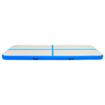 Oppblåsbar Gymnastikkmatte Med Pumpe 300X100X20 Cm Pvc Blå