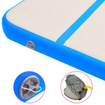 Oppblåsbar Gymnastikkmatte Med Pumpe 600X100X20 Cm Pvc Blå