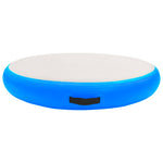 Oppblåsbar Gymnastikkmatte Med Pumpe 100X100X10 Cm Pvc Blå