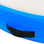 Oppblåsbar Gymnastikkmatte Med Pumpe 100X100X10 Cm Pvc Blå