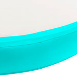 Oppblåsbar Gymnastikkmatte Med Pumpe 100X100X10 Cm Pvc Grønn