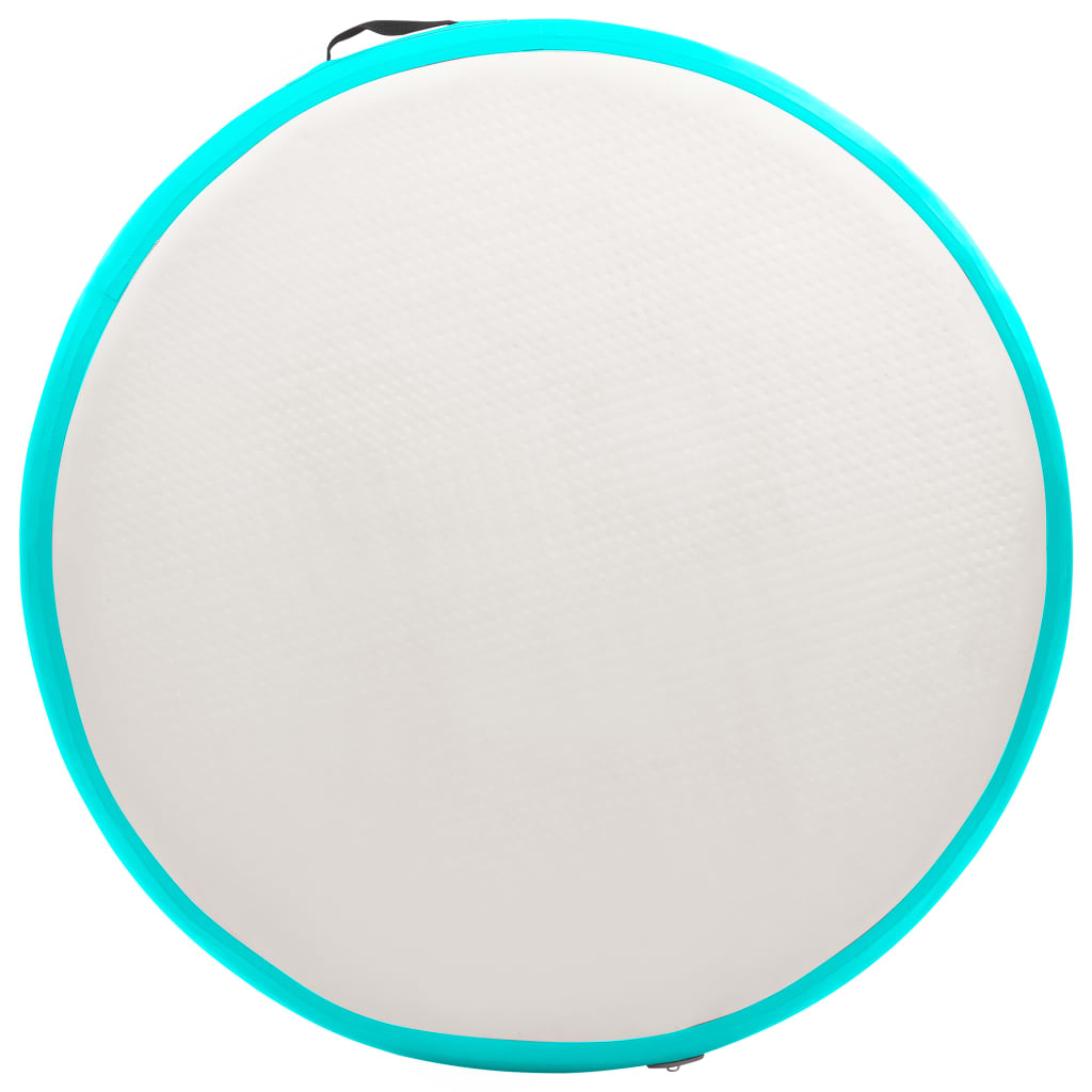 Oppblåsbar Gymnastikkmatte Med Pumpe 100X100X20 Cm Pvc Grønn