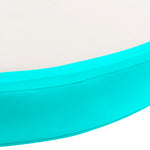 Oppblåsbar Gymnastikkmatte Med Pumpe 100X100X20 Cm Pvc Grønn