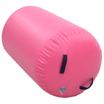 Oppblåsbar Gymnastikkrull Med Pumpe 100X60 Cm Pvc Rosa
