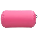 Oppblåsbar Gymnastikkrull Med Pumpe 120X90 Cm Pvc Rosa